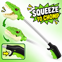 Jouet attrape-dinosaures EPT avec poignée à pression et tête d'animal, outil de préhension pour les distributeurs de jouets