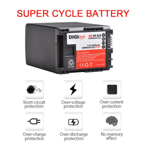 <span class=keywords><strong>Batteria</strong></span> 2800mAh BP-820 BP-828 per <span class=keywords><strong>Canon</strong></span> VIXIA GX10, XF400, XF405, HFG20, HFG30, HFG40, HFM41, HFM400, HFS21, HFS30 - Product Image 2