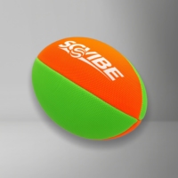 Ballon de rugby d'entraînement taille 5 en cuir synthétique écologique avec vessie en caoutchouc 360-380g pour l'équipement sportif des écoles, clubs et équipes