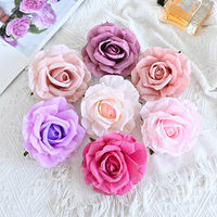 Groothandel 11cm Kunstzijde Sneeuwberg Rozen Bloemen China voor Cadeaubox Decoratieve Gerolde Rand Rozenkoppen Bruiloft Bloemstukken