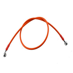 Manguera trenzada de aceite <span class=keywords><strong>para</strong></span> motocicleta, accesorio <span class=keywords><strong>Banjo</strong></span> de acero inoxidable de 70cm, línea de freno - Product Image 5