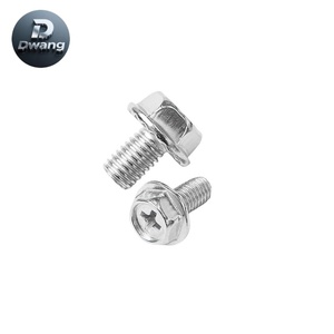 Pernos hexagonales con brida <span class=keywords><strong>de</strong></span> acero inoxidable SS304 A2-70, venta al por mayor directa <span class=keywords><strong>de</strong></span> fábrica, sujetadores industriales personalizados M5-M20 - Product Image 1