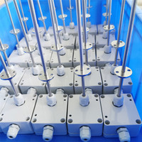 Sonde de température précise RTD Classe A PT100, sonde de température d'air de retour HVAC à 3 fils en platine 1000 Ohms pour bâtiments de bureaux