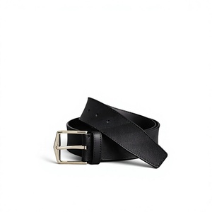 Ceinture en cuir véritable vintage BS INTERNATIONAL pour homme, boucle à ardillon en acier, imperméable, écologique, durable, cadeau d'anniversaire - Product Image 6