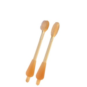 <span class=keywords><strong>Brosse</strong></span> <span class=keywords><strong>à</strong></span> <span class=keywords><strong>dents</strong></span> pour <span class=keywords><strong>bébé</strong></span>, <span class=keywords><strong>brosse</strong></span> <span class=keywords><strong>à</strong></span> doigt en silicone pour bébés de 0 <span class=keywords><strong>à</strong></span> <span class=keywords><strong>2</strong></span> <span class=keywords><strong>ans</strong></span>, <span class=keywords><strong>brosse</strong></span> de nettoyage buccal pour la langue et la plaque dentaire - Product Image 5