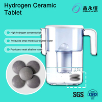 Disque filtrant d'eau alcaline minérale ORP négative ETERNAL WORLD, tablette céramique pour eau hydrogénée