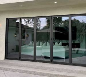 Prima Rail suspendu <span class=keywords><strong>porte</strong></span> <span class=keywords><strong>coulissante</strong></span> en aluminium cuisine <span class=keywords><strong>porte</strong></span> en aluminium sans rail salle à manger <span class=keywords><strong>porte</strong></span> en aluminium rangée - Product Image 6