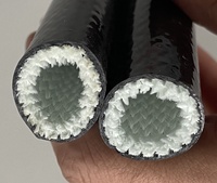 Manchon thermorésistant en fibre de verre enduit de silicone de haute qualité Deem pour la protection des câbles à haute température, manchon ignifuge résistant au feu