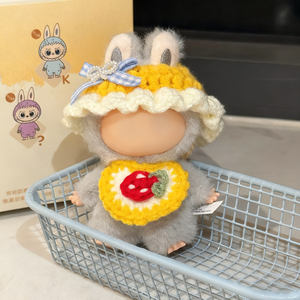 Handmade Cute Decorative Soft Toy Girls' Clothes Display Doll in for Labubu <strong>4</strong>.0 Cartoon <strong>Style</strong> Made of with Secret <strong>Code</strong> Heart - Product Image 1
