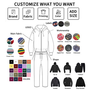 Felpe con Cappuccio da <span class=keywords><strong>Uomo</strong></span> Personalizzate OEM ODM in Cotone Spesso Tinta Unita Basic da 345g - Product Image 4