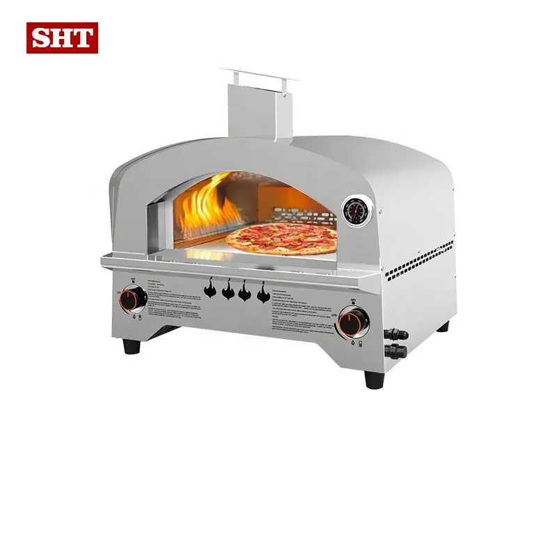 Groothandel Nieuwe Metalen Draagbare Gas Outdoor 12 Inch Pizza Oven In Keuken