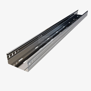 亜鉛メッキ穴あきケーブルトレイ - 商業オフィスビル配線用軽量 - Product Image 1