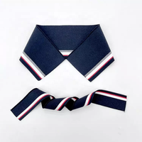 Col et poignets côtelés en tricot jacquard éco-responsable, pré-rétréci, 97 % polyester, 3 % élasthanne