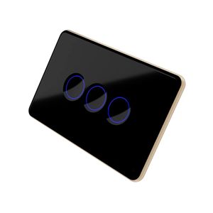 Plaques de commutation en verre trempé à écran tactile intelligent du Vietnam avec boutons concaves à <span class=keywords><strong>bord</strong></span> 2.5D pour les intérieurs d'hôtels, l'énergie solaire et l'utilisation en cuisine - Product Image 2