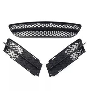 Grilles inférieures de pare-chocs avant BMW Série 3 E90, enjoliveurs de feux antibrouillard, pièces de rechange en plastique ABS avec ventilation en maille - Product Image 3