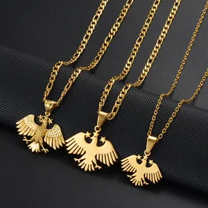 قلادات بعلم سوريا للنساء والرجال، مجوهرات جديدة بتصميم النسر والخريطة السورية # 566562 - Product Image 3