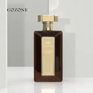 Kwaliteit Eau De Cologne 100Ml Vierkant Zwart Gekleurd Arabisch 30 Ml Luxe Parfum Verpakkingsflessen