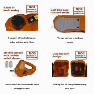 Nuevo <span class=keywords><strong>Gato</strong></span> Hidráulico Eléctrico Automotriz <span class=keywords><strong>de</strong></span> Acero <span class=keywords><strong>de</strong></span> 5T y 12V con Llave <span class=keywords><strong>de</strong></span> Impacto Eléctrica para Elevación <span class=keywords><strong>de</strong></span> Automóviles - Product Image 4