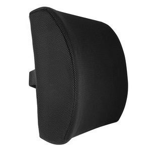 3D сетчатый чехол, эргономичная подушка для поддержки поясницы для кресла, поднимает нижнюю спину, комфортная зона, подушка из 100% пены с эффектом памяти - Product Image 1