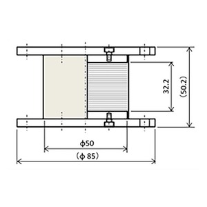 ตลับลูกปืนยางลามิเนตเสริมแรงกระแทกเหล็กปรับแต่งได้ - Product Image 2