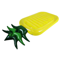 Radeau flottant gonflable pour piscine ananas Jouet flottant pour piscine extérieure pour adultes et enfants