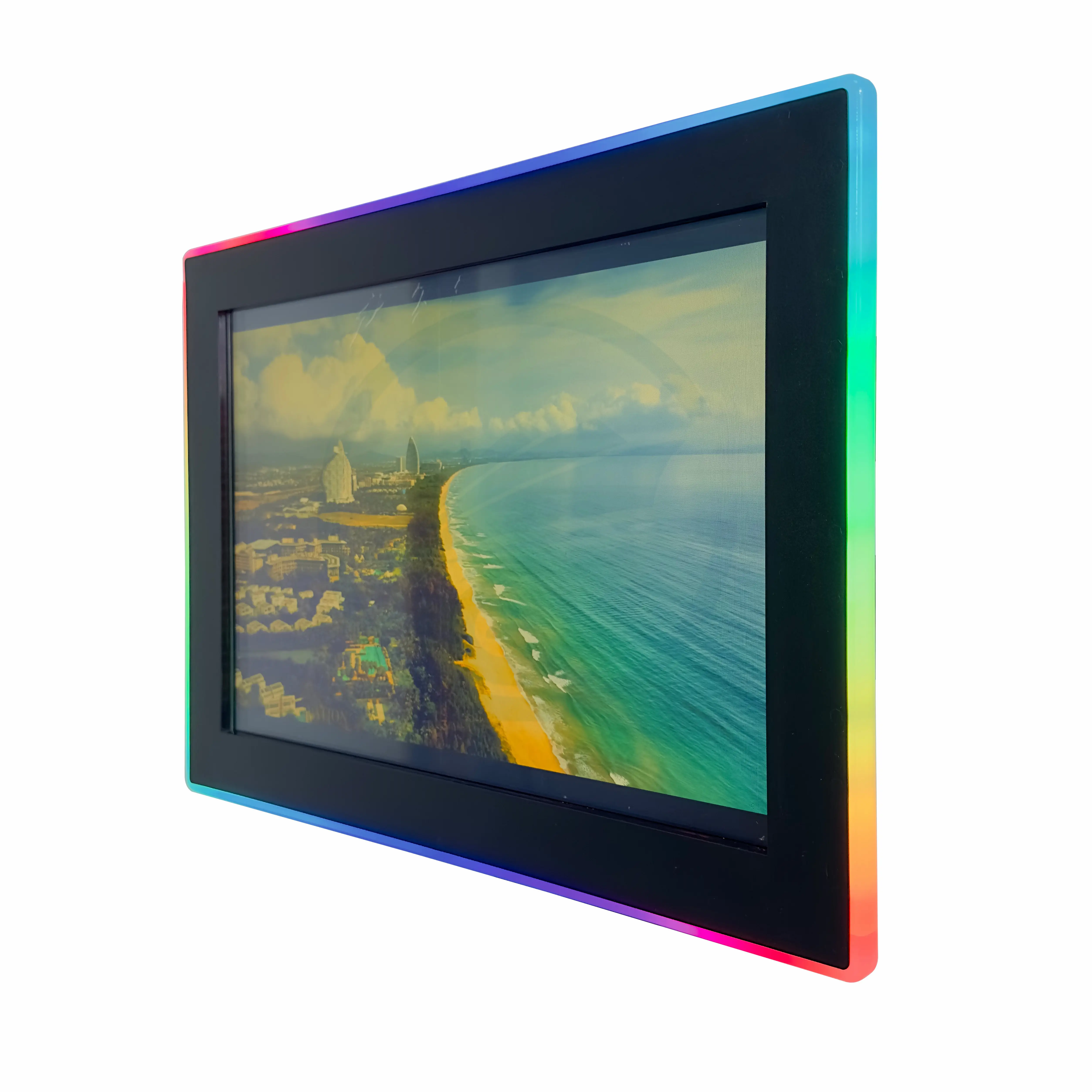 27 Zoll LED-Licht Acryl rahmen Infrarot Embedded Touch Monitor