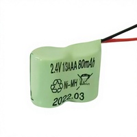 Paket Baterai Ni-MH 24V 1/3AAA 80mAh 2/3 String Isi Ulang 3G 0Wh Buatan Cina untuk Mainan Elektrik