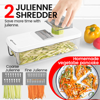 KEOUKE Mandoline manuelle verticale en plastique, hachoir, poignée antidérapante, design compact, lame amovible, protège-main, multifonction