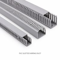 Goulotte de câblage flexible en PVC sans halogène ignifuge 30x25mm pour armoires de commutation