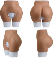 Pantalon en silicone pour les fesses, body shaper rembourré, culotte en silicone, faux fessier et hanches, rehausseur de fesses réaliste, taille plus