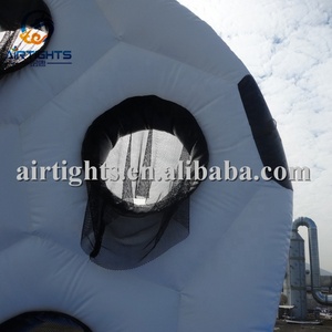 Portería de fútbol inflable para juego deportivo de tiro personalizado de 12' - Product Image 4