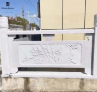 Изготовленный на заказ Гранит Натуральный Камень Речной забор сад декоративный камень мрамор балясины и рельсы