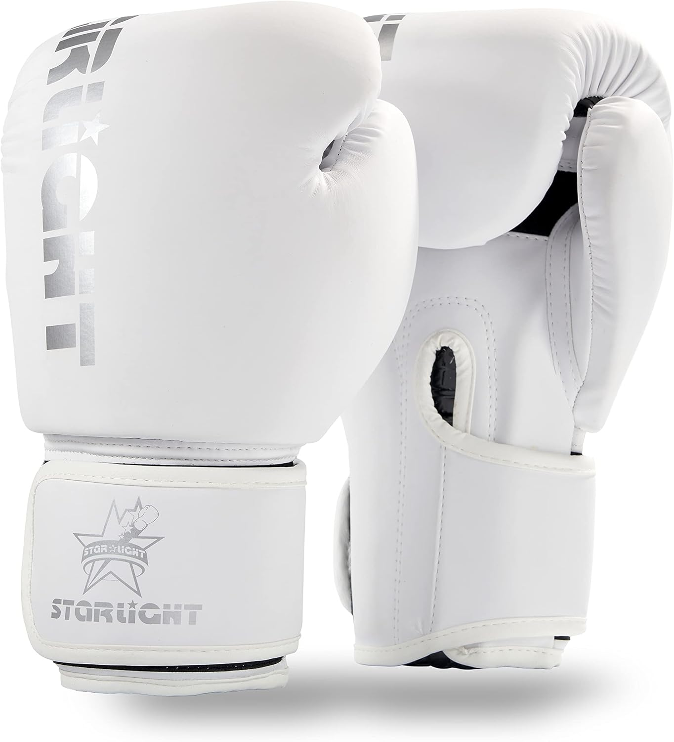 Black White Gold Boxing Gloves with Handwraps Valchiria Boxing Gloves for Men Women Sparring Training Punching MMA Kickboxing