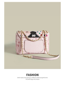 <span class=keywords><strong>Borsa</strong></span> <span class=keywords><strong>a</strong></span> <span class=keywords><strong>Tracolla</strong></span> <span class=keywords><strong>Rosa</strong></span> di Alta Qualità con Tema Occhi e Graffiti alla Moda per Ragazze e Donne 2111 # - Product Image 3