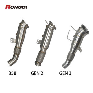 Downpipe OEM personnalisé Gen 2 B58 pour <span class=keywords><strong>BMW</strong></span> F30, Downpipe en acier inoxydable pour <span class=keywords><strong>BMW</strong></span> <span class=keywords><strong>240i</strong></span> 340i 440i F20 F30 F32 B58 3.0T - Product Image 1