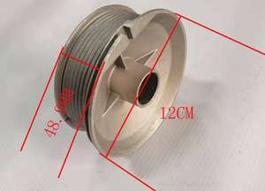 Tambour de câble pour <span class=keywords><strong>porte</strong></span> de <span class=keywords><strong>garage</strong></span> sectionnelle automatique en aluminium, vente en gros d'usine - Product Image 4