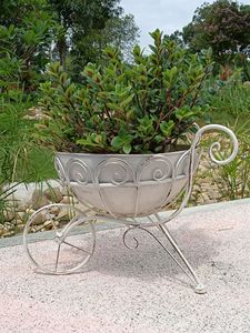 Couvre-<span class=keywords><strong>pot</strong></span> de fleurs en tôle de fer vieilli rétro pour pots de fleurs et jardinières - Product Image 3