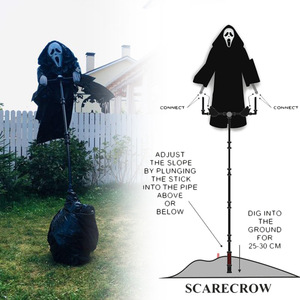 <span class=keywords><strong>Decorazioni</strong></span> di <span class=keywords><strong>Halloween</strong></span>: Fantasmi Appesi e Maschere a Teschio in Tessuto per un'Atmosfera Spaventosa e Rovesciante, Ideali per Esterni e Allestimenti di Eventi - Product Image 4