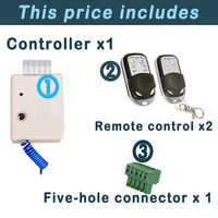 Le kit de télécommande de porte en verre à capteur automatique moderne comprend une télécommande et une extension pour porte automatique