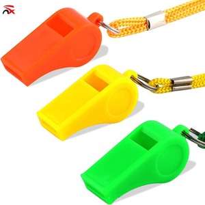 Оптовая продажа, индивидуальный пластиковый красочный свисток с логотипом для рекламных тренингов, подарки для рекламных фанатов - Product Image 2