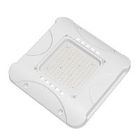 Luminaire de canopée personnalisable IP65 200W pour station-service avec efficacité 130-145lm/W, angles de faisceau IP65 60/90
