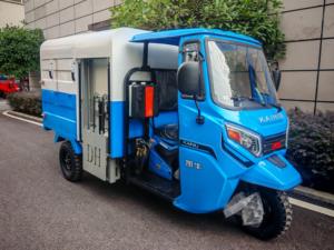 Tùy chỉnh thiết kế nguồn nhà máy 3 bánh xe xe máy chở hàng kainiu vệ sinh ba bánh với bãi rác ba bánh đường phố Sử dụng xăng - Product Image 4