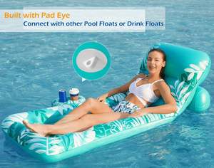 Flotador Inflable de PVC para Piscina con Portavasos y Reposacabezas para Adultos de MAKE WAVES - Product Image 6