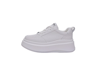 Zapatillas Blancas Deportivas Casuales para Mujer, 26.º Aniversario, Nuevo Estilo de Primavera, Tacón Alto, Suela Gruesa, Versátiles, Modernas y Elegantes - Product Image 5