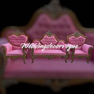 Sofá con asiento de amor moderno y antiguo personalizado, muebles de dos plazas de diseño para bodas para uso en exteriores - Product Image 4