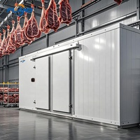 Chambre froide solaire intégrée avec unité de réfrigération Emerson/Copeland pour congélateur de poulet et fruits de mer