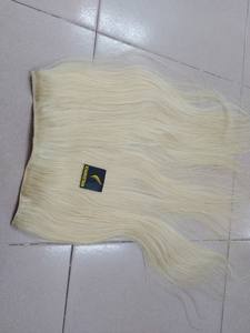 Extensiones de cabello vietnamita virgen recto de alta calidad Rubio con clip para Halo para cabello humano de alto grado de Vietnam - Product Image 2