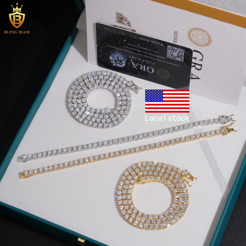 3mm moissanite tennis bracelet