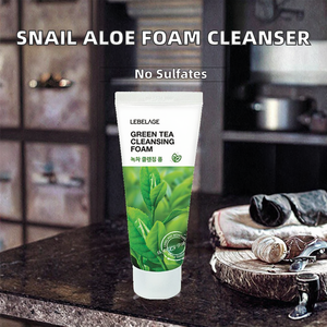 LEBELAGE 100ml <span class=keywords><strong>Espuma</strong></span> <span class=keywords><strong>Limpiadora</strong></span> con Mucina de Caracol y Aloe Vera, Nutritiva, Limpieza Profunda, Sin Perfume, Calmante, Hidratante, Reparadora, Para Piel Grasa - Product Image 2