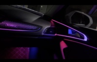 Kit d'éclairage ambiant dynamique C7, 256 couleurs, plug-and-play pour Audi A6/S6/RS6/A7 2012-2018, 12V 6W, lumières d'ambiance LED intérieures